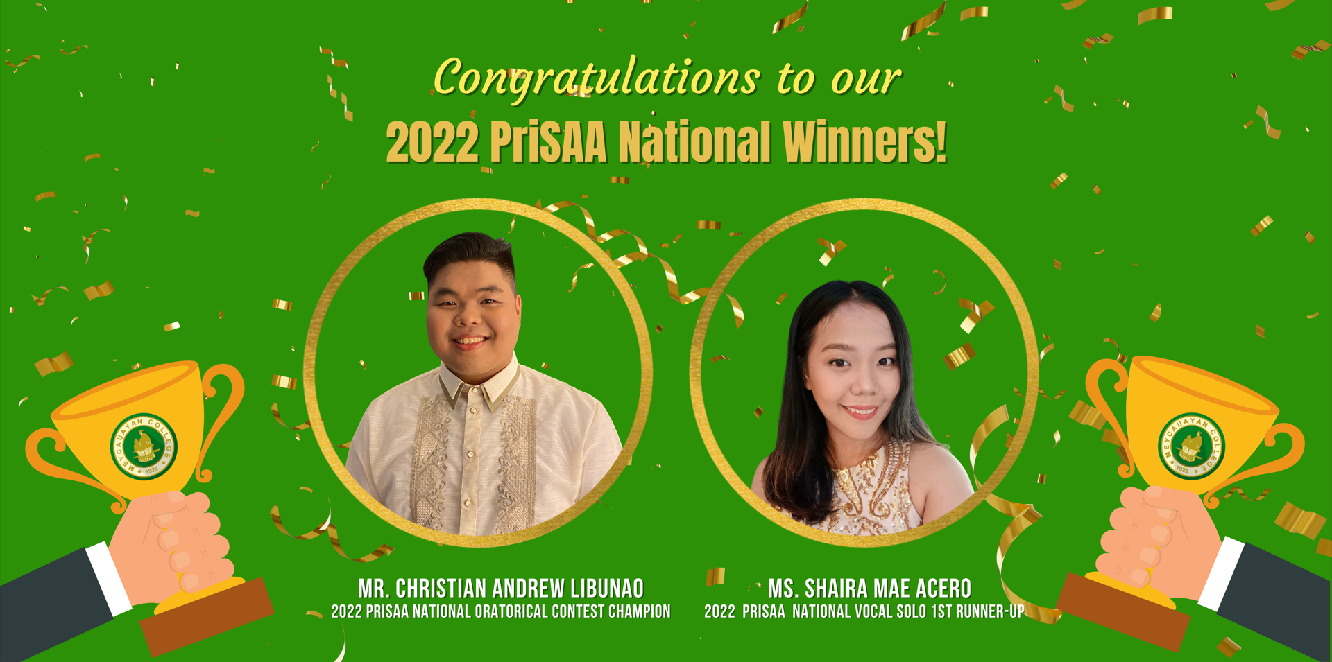 MC conquers PriSAA’s 2022 National Virtual Competitions